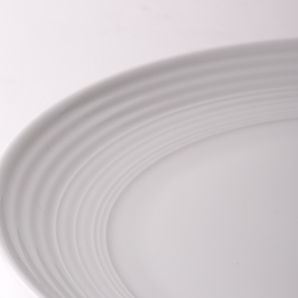 Talerz płytki Coupe classic Deco 21 cm zestaw 6 szt. – UNIVERS biały