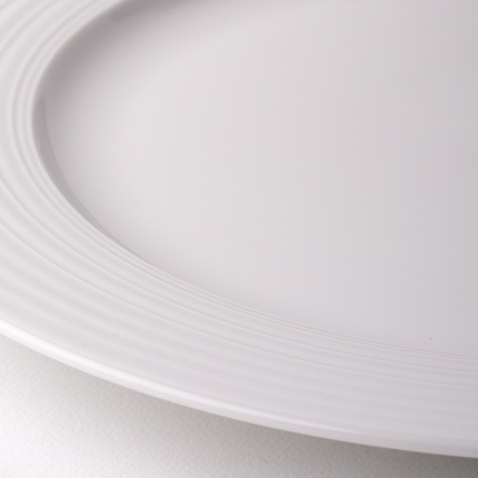 Talerz płytki z rantem Deco 20,5 cm zestaw 6 szt. – UNIVERS biały