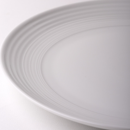 Talerz płytki Coupe classic Deco 29 cm zestaw 6 szt. – UNIVERS biały