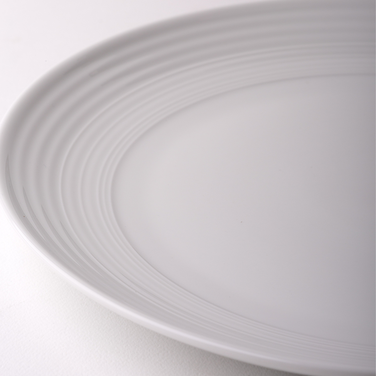 Talerz płytki Coupe classic Deco 27 cm zestaw 6 szt. – UNIVERS biały
