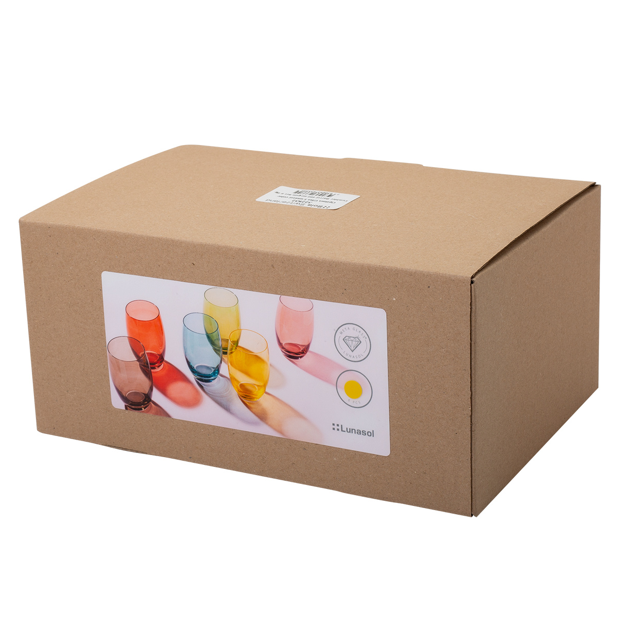 Szklanki Tumbler burgundy 460 ml 6 szt. - Optima Glas Lunasol