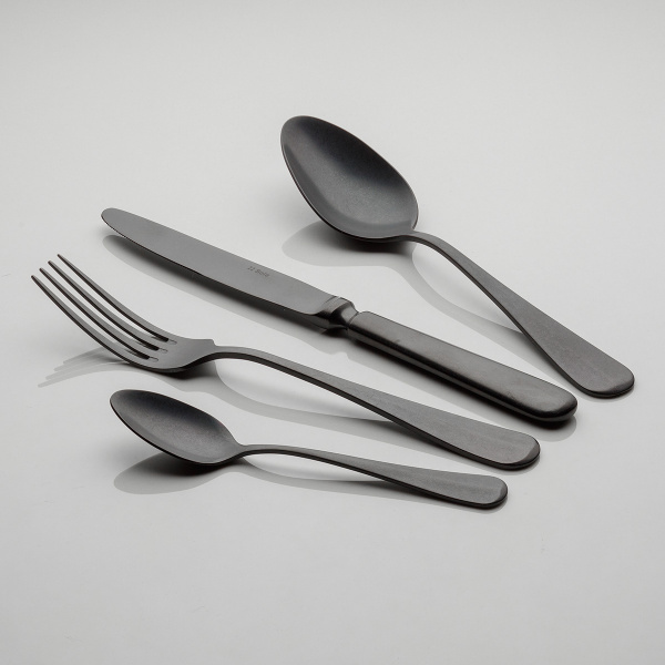 Zestaw sztućców 24 szt. - Baguette Vintage czarny