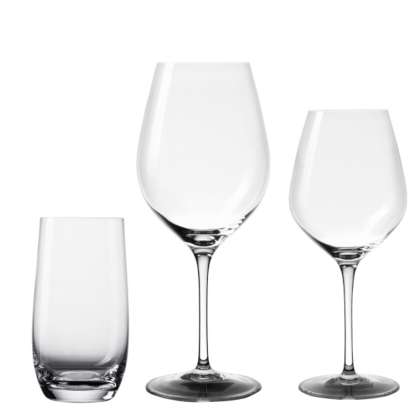 Zestaw startowy szklanek do domu 18 szt. – Optima Glas Lunasol