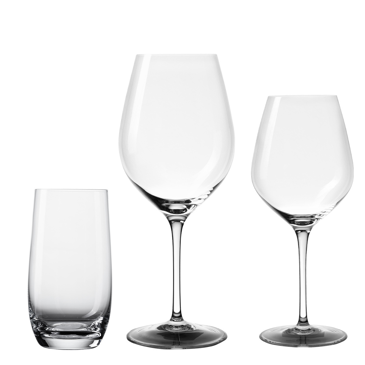 Zestaw startowy szklanek do domu 18 szt. – Optima Glas Lunasol