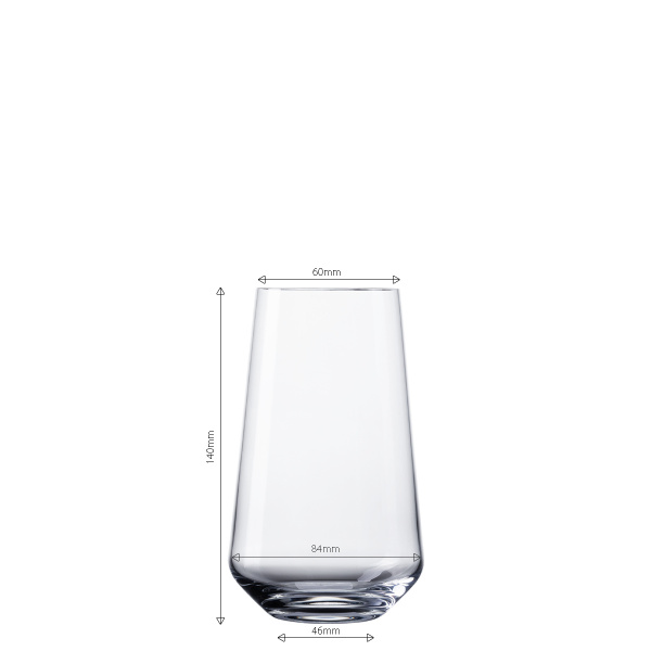 Szklanki Tumbler 500 ml zestaw 4 szt. - Century Glas Lunasol META Glass