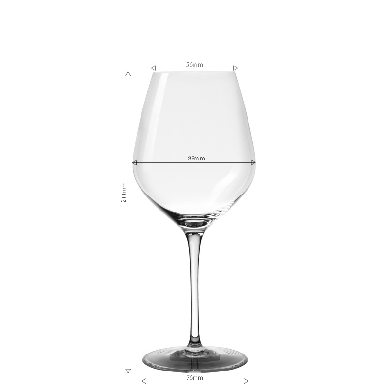 Kieliszki do białego wina 430 ml zestaw 6 szt. - Optima Glas Lunasol