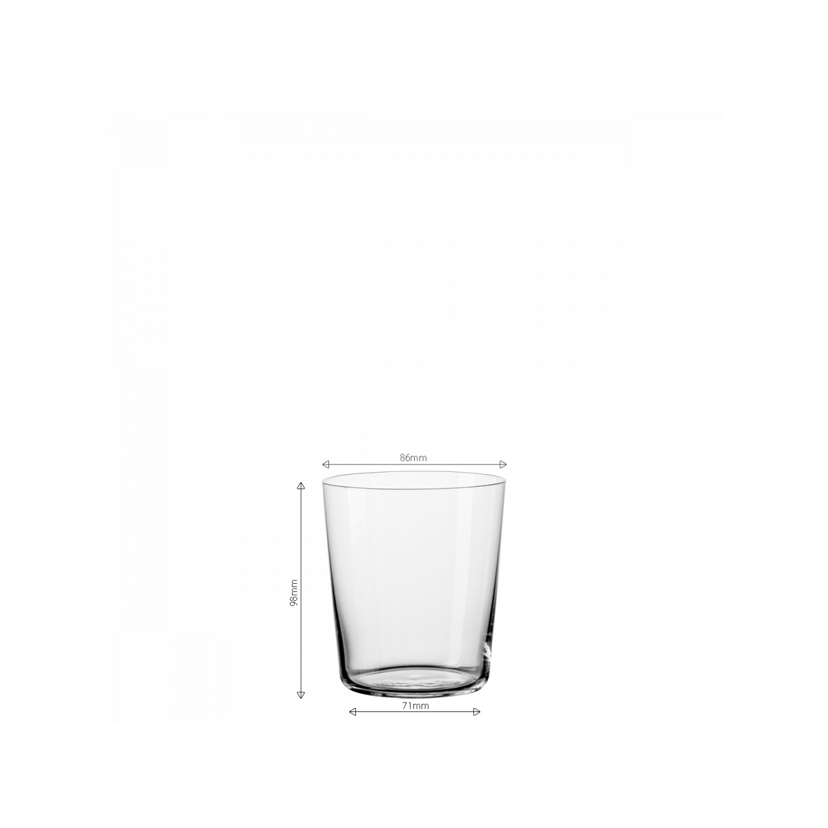 Szklanki typu longdrink 515 ml 6 szt. - 21st Century Glas Lunasol