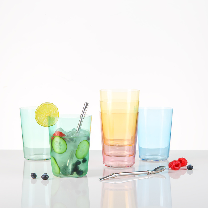 Szklanki Tumbler beżowe 515 ml zestaw 6 szt. – 21st Century Glas Lunasol META Glass