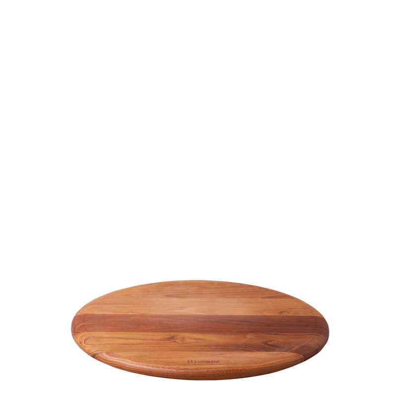 Deska do krojenia okrągła Teak Ø 35,6 cm - GAYA Wooden