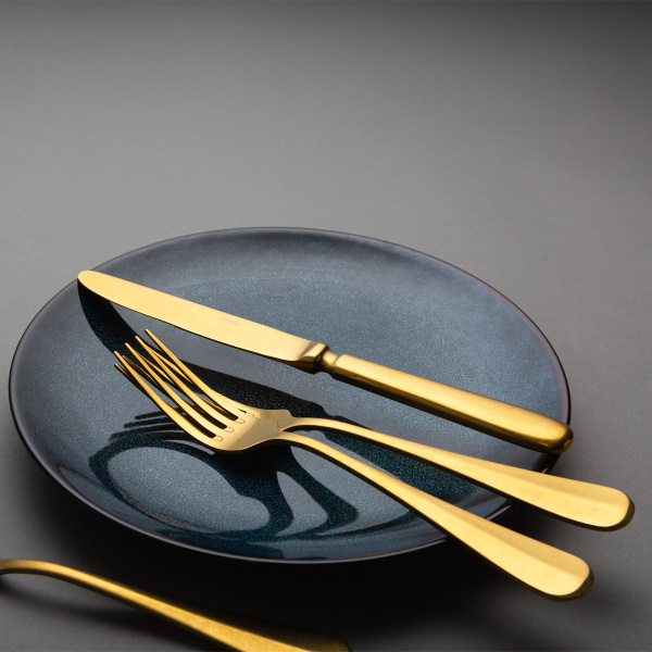 Zestaw sztućców 24 szt. - Baguette Vintage PVD Gold