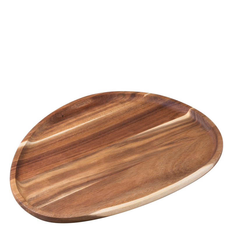 Taca Triangle Akacja 35 x 25 cm - FLOW Wooden