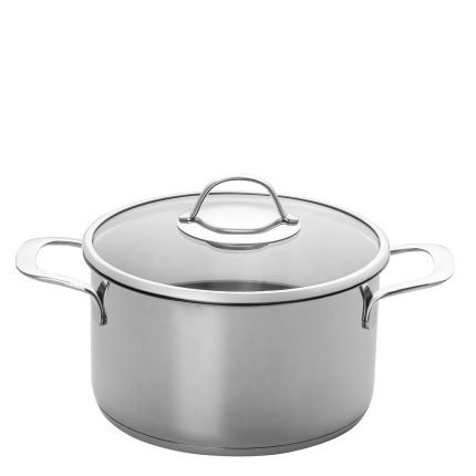Garnek ze szklaną pokrywką ø 24 cm | Orion Inox