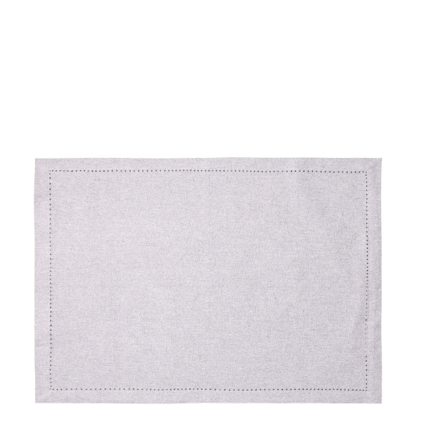 Jasnoszara bawełniana podkładka 32 x 48 cm 2 szt. – Basic Ambiente
