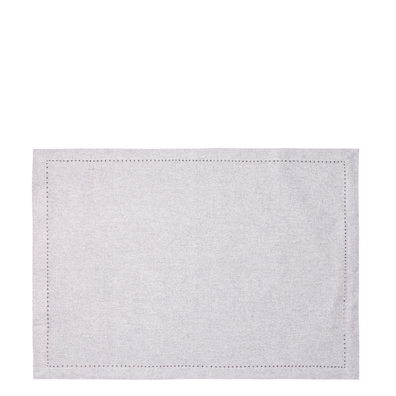 Jasnoszara bawełniana podkładka 32 x 48 cm 2 szt. – Basic Ambiente