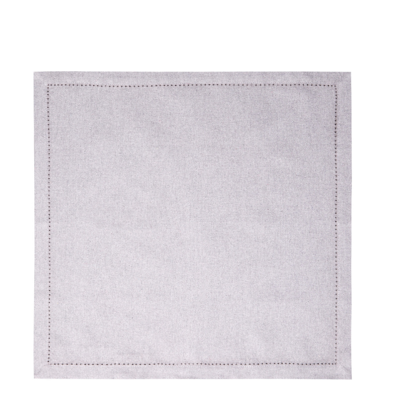 Jasnoszare bawełniane serwetki 45 x 45 cm 2 szt. – Basic Ambiente