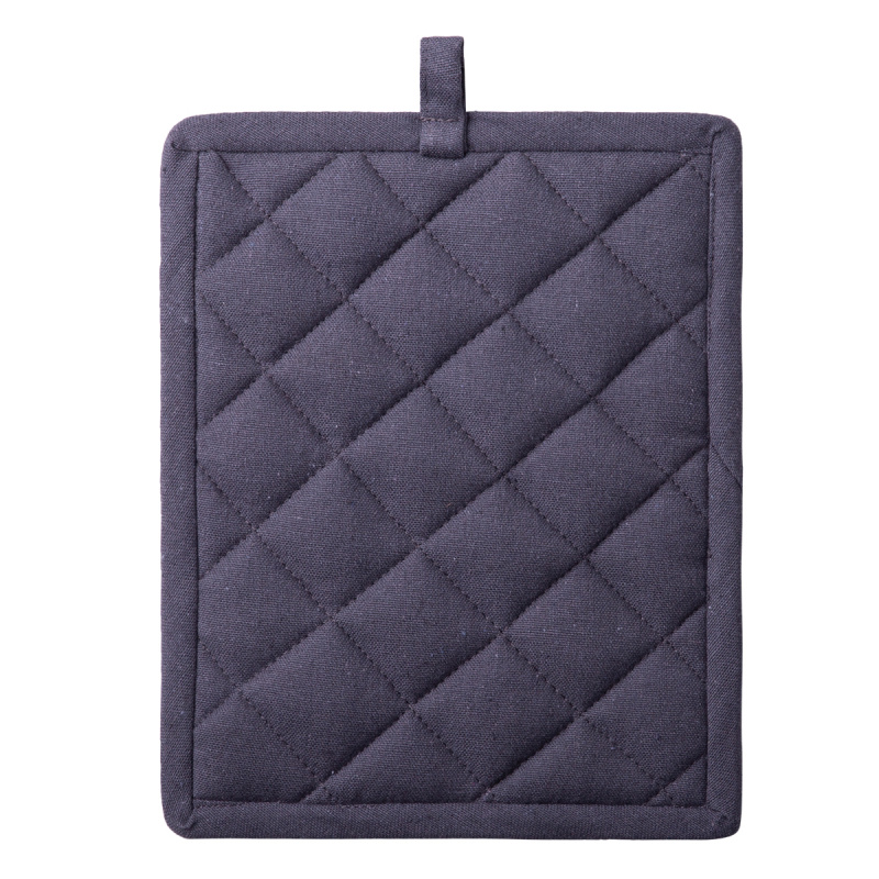 Stalowo-szara bawełniana rękawica kuchenna 19 x 24 cm – Basic Ambiente
