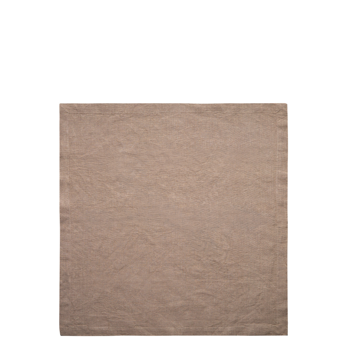 Brązowe serwetki lniane 50 x 50 cm 2 szt. - Gaya Ambiente