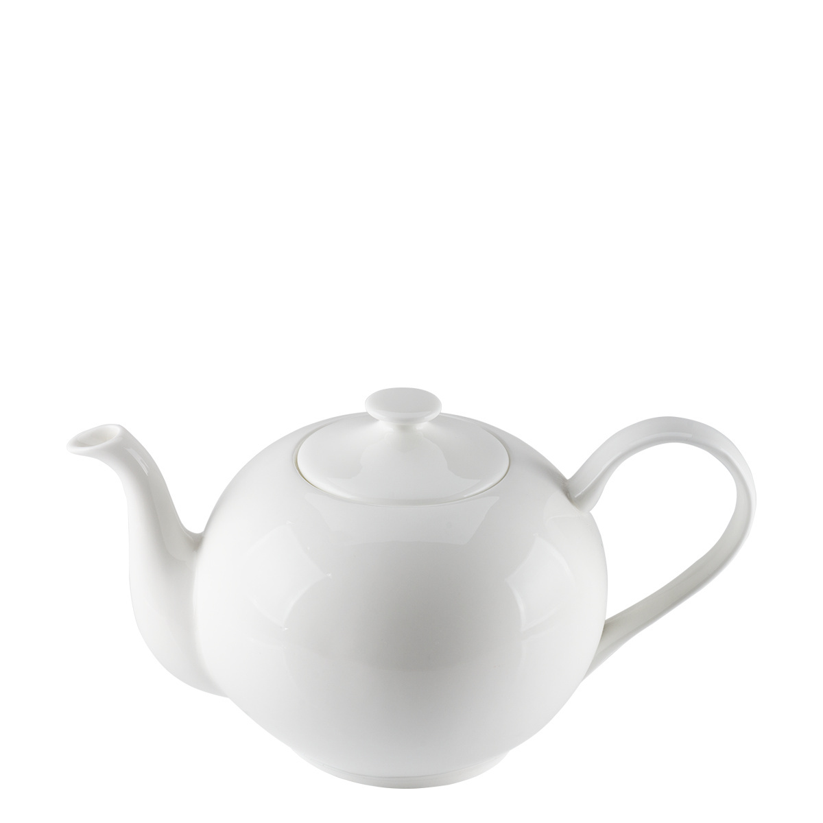 Biały porcelanowy czajnik 1,2 l - Premium Platinum Line
