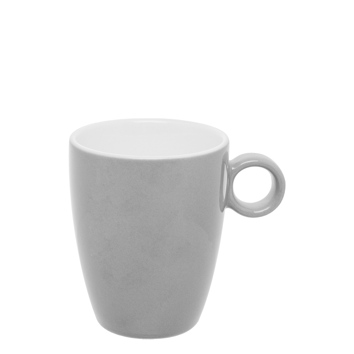Wysoka filiżanka do kawy jasnoszara 190 ml - RGB
