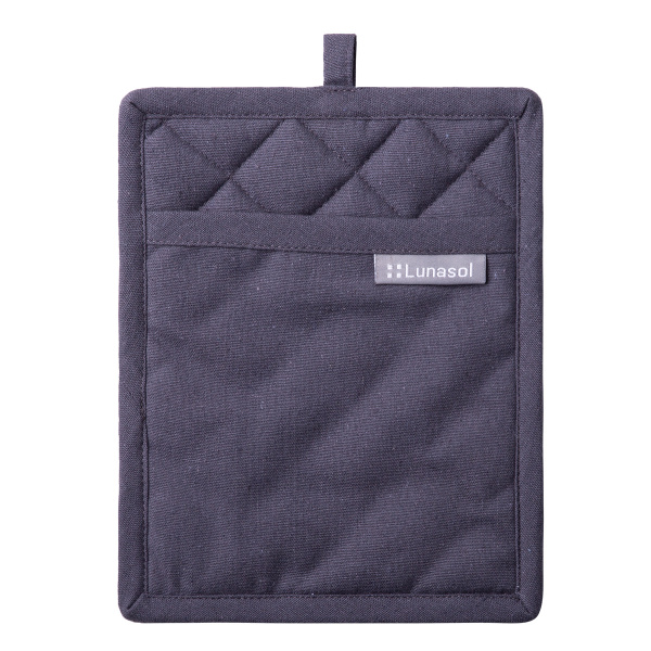 Stalowo-szara bawełniana rękawica kuchenna 19 x 24 cm – Basic Ambiente
