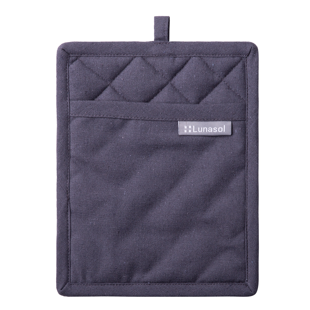 Stalowo-szara bawełniana rękawica kuchenna 19 x 24 cm – Basic Ambiente