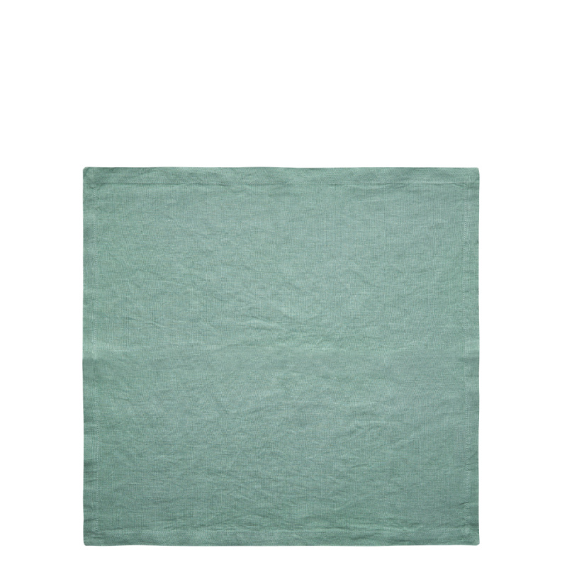 Morskie zielone serwetki lniane 50 x 50 cm 2 szt. - Gaya Ambiente