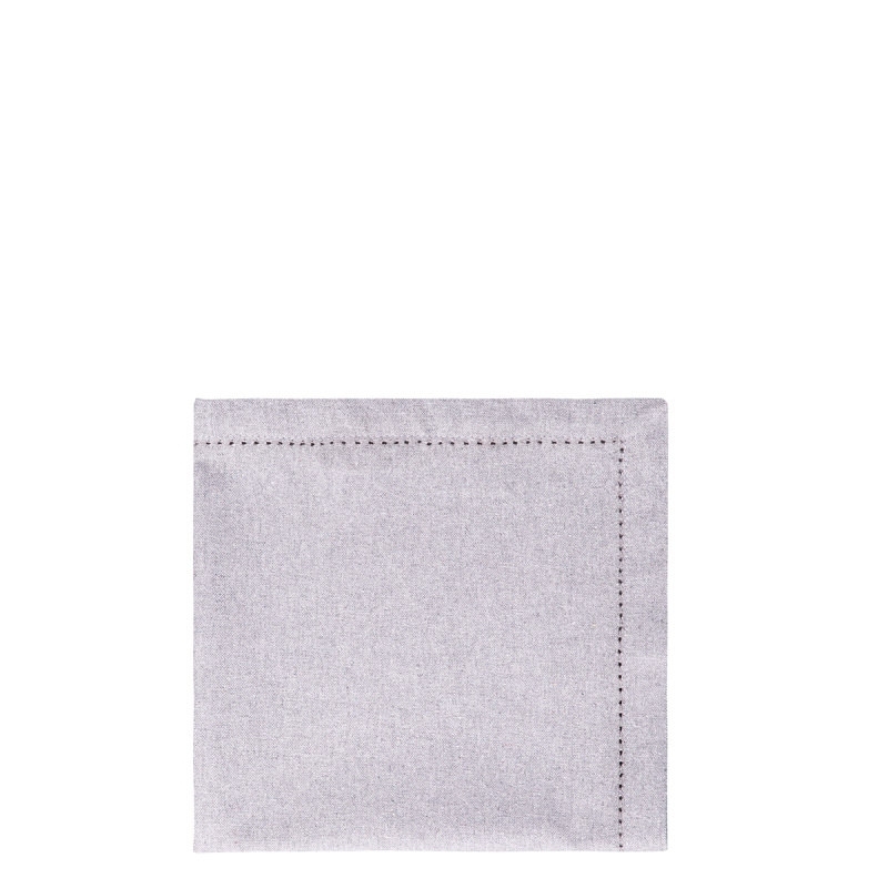 Jasnoszare bawełniane serwetki 45 x 45 cm 2 szt. – Basic Ambiente