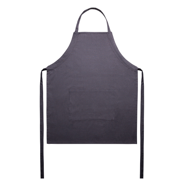 Stalowo-szary bawełniany fartuch 70 x 85 cm – Basic Ambiente