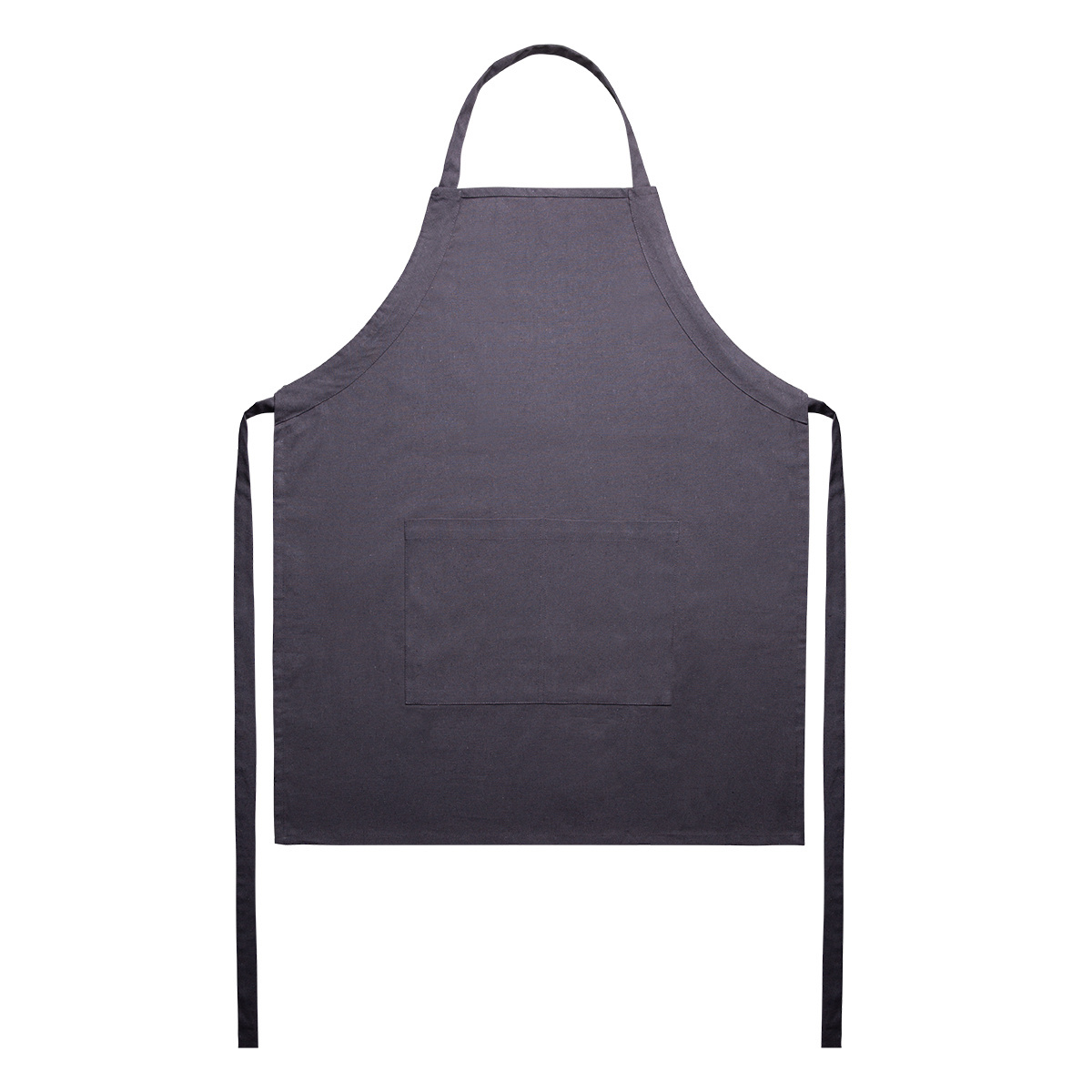 Stalowo-szary bawełniany fartuch 70 x 85 cm – Basic Ambiente