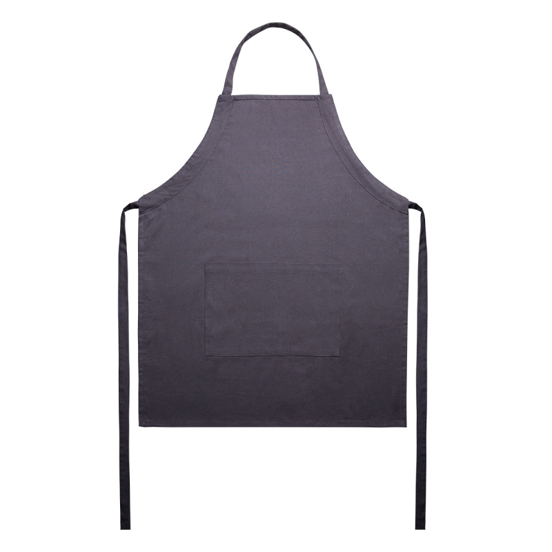 Stalowo-szary bawełniany fartuch 70 x 85 cm – Basic Ambiente
