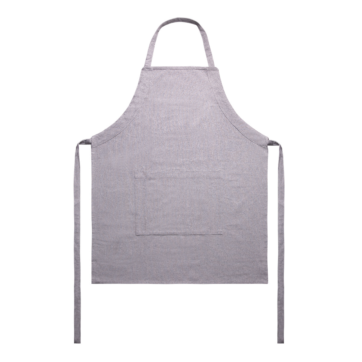 Jasnoszary bawełniany fartuch 70 x 85 cm – Basic Ambiente