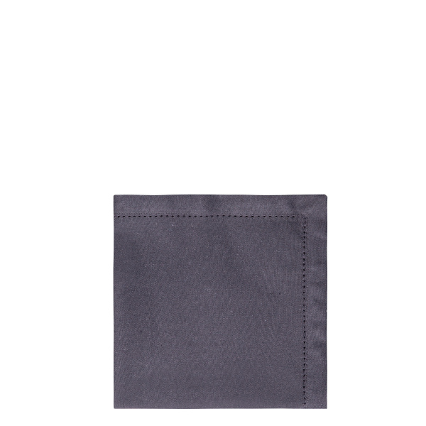Stalowo-szare bawełniane serwetki 45 x 45 cm 2 szt. – Basic Ambiente