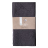 Antracytowe lniane serwetki 50 x 50 cm 2 szt. — Gaya Ambiente