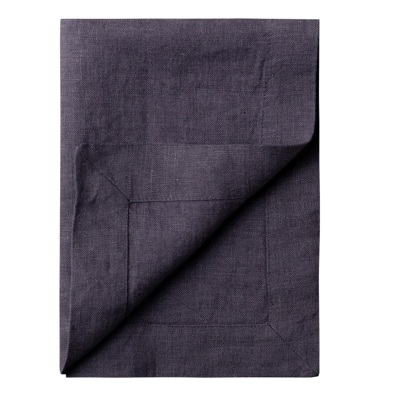 Antracytowa lniana podkładka 35 x 50 cm - Gaya Ambiente