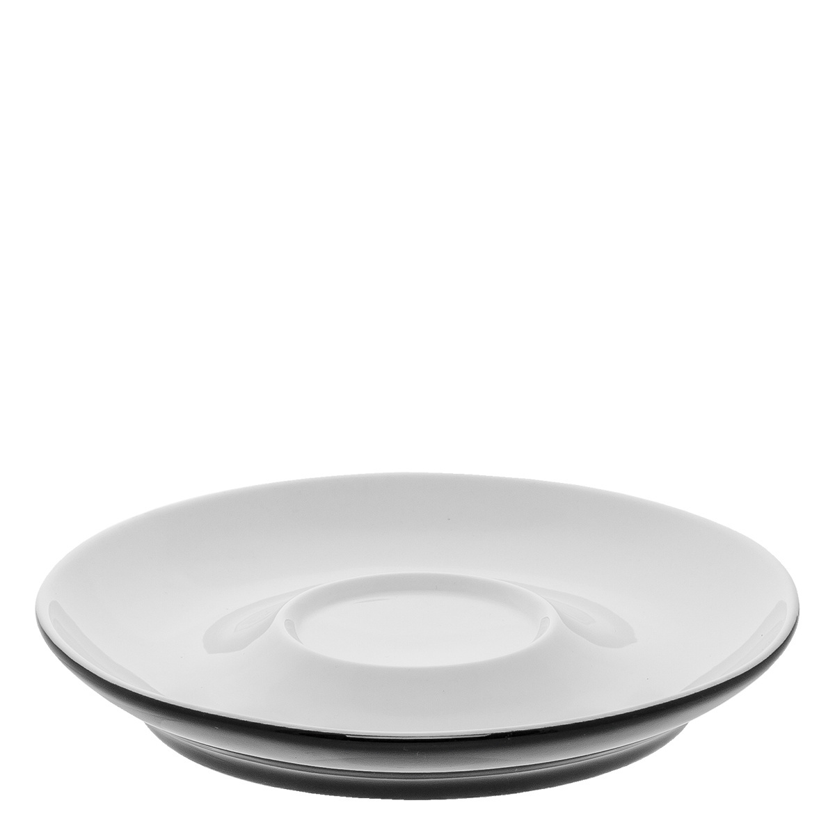 Spodek do herbaty dla jednej osoby 16,5 cm - RGB czarny