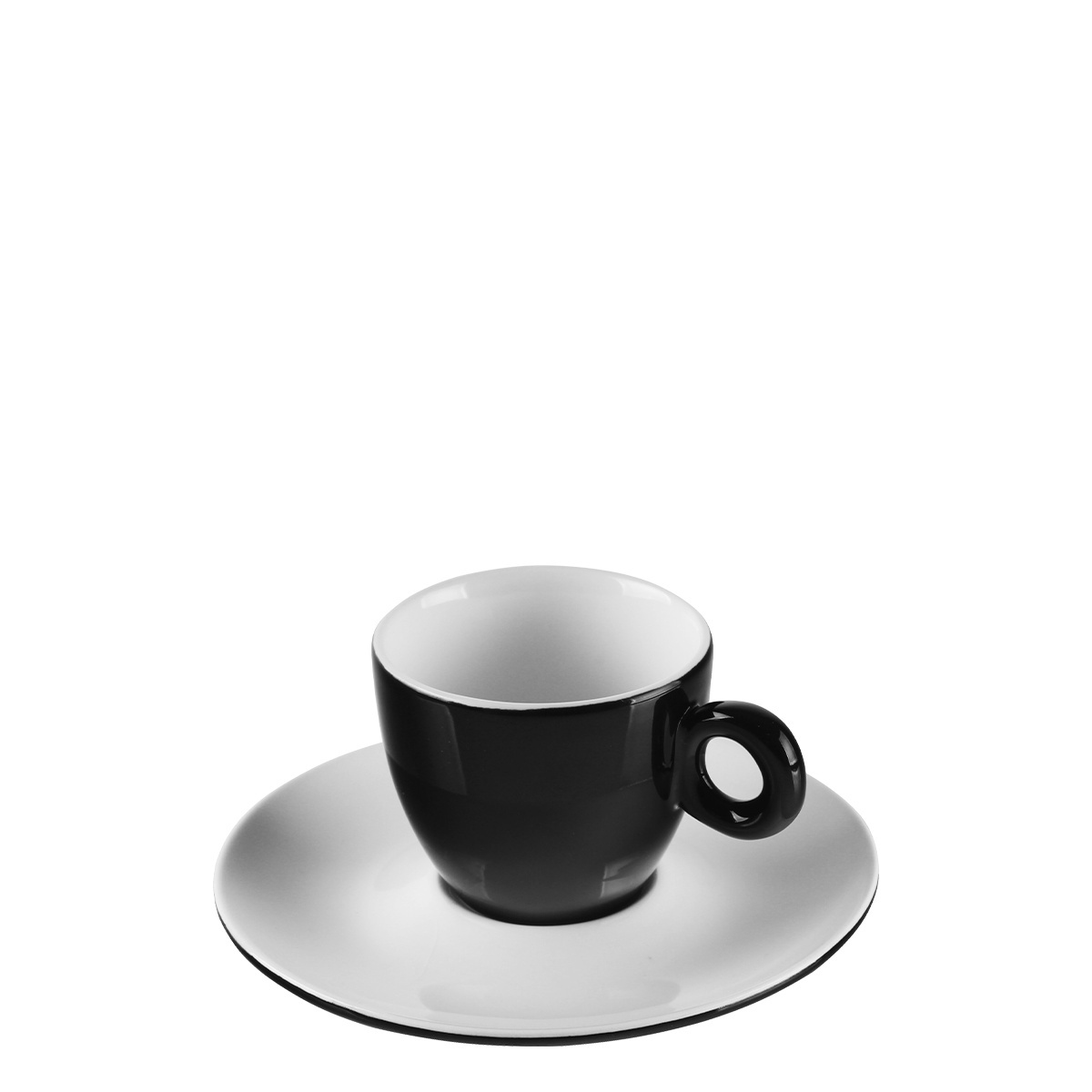 Filiżanka do mokki czarna 90 ml - RGB