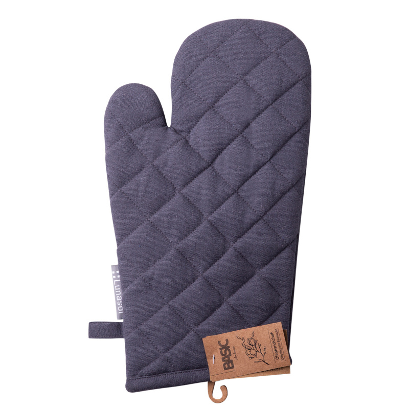 Stalowo-szara rękawica kuchenna 19 x 32 cm – Basic Ambiente