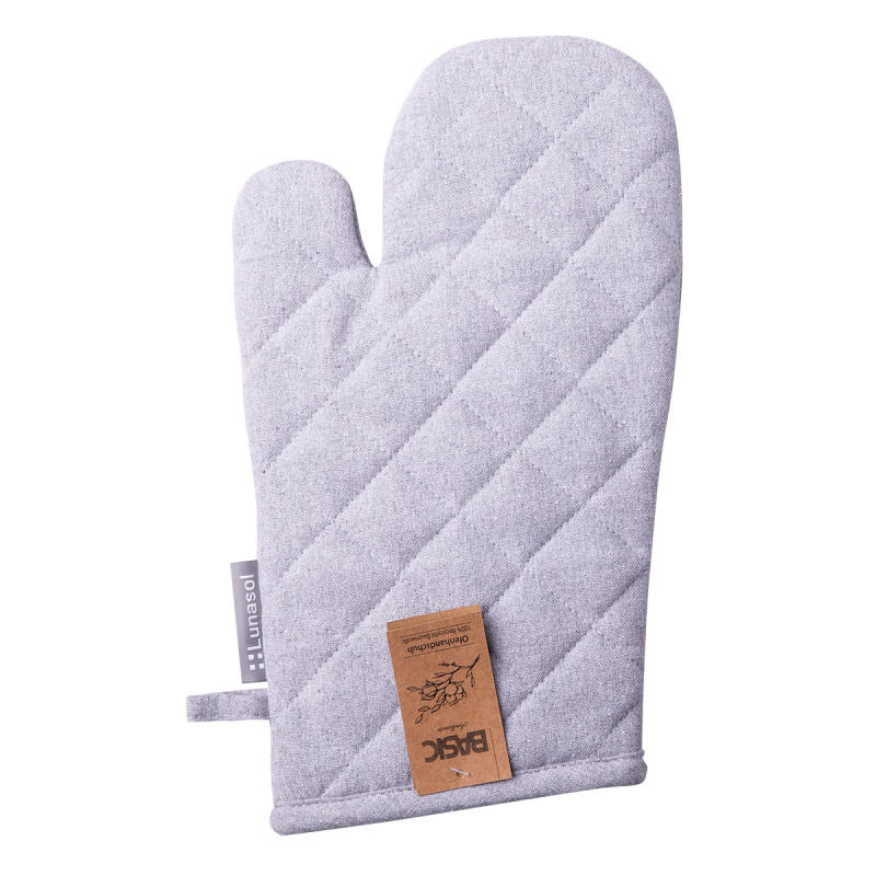 Jasnoszara rękawica kuchenna 19 x 32 cm – Basic Ambiente