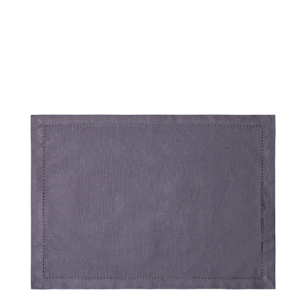 Stalowo-szara bawełniana podkładka 32 x 48 cm 2 szt. – Basic Ambiente
