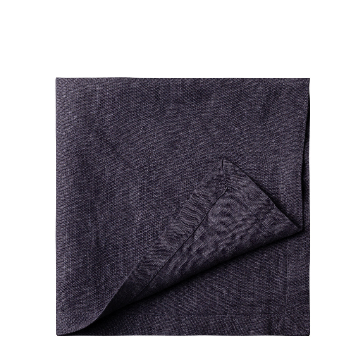 Antracytowe serwetki lniane 50 x 50 cm 2 szt. - Gaya Ambiente