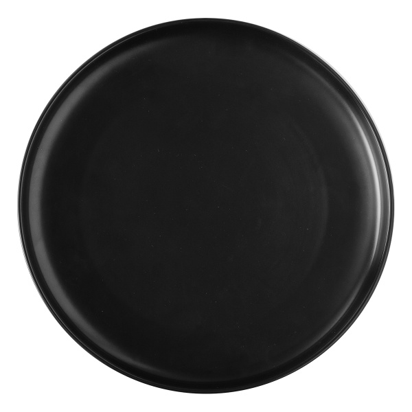 Talerz płytki Coupe czarny 25 cm – Flow