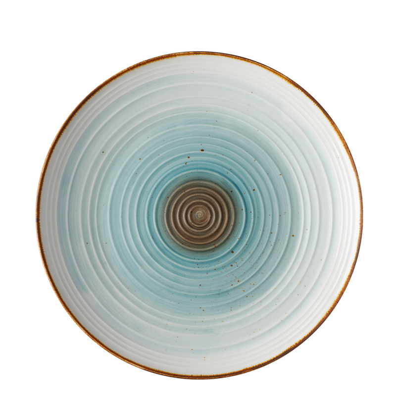 Talerz płytki Gaya Coupe Spiral Rustico 28 cm