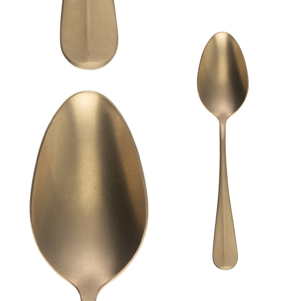 Zestaw sztućców 24 szt. - Baguette Vintage PVD Champagne Stone Wash