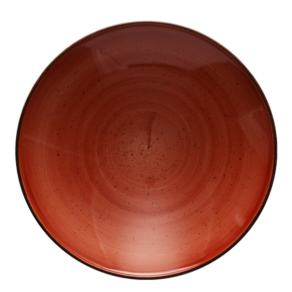 Talerz do makaronu Curve 30 cm czerwony - Hotel Inn Chic kolorowy