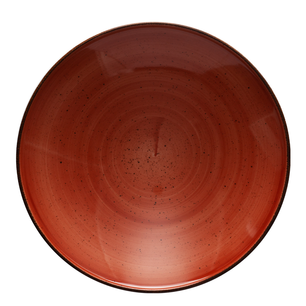Talerz do makaronu Curve 30 cm czerwony - Hotel Inn Chic kolorowy