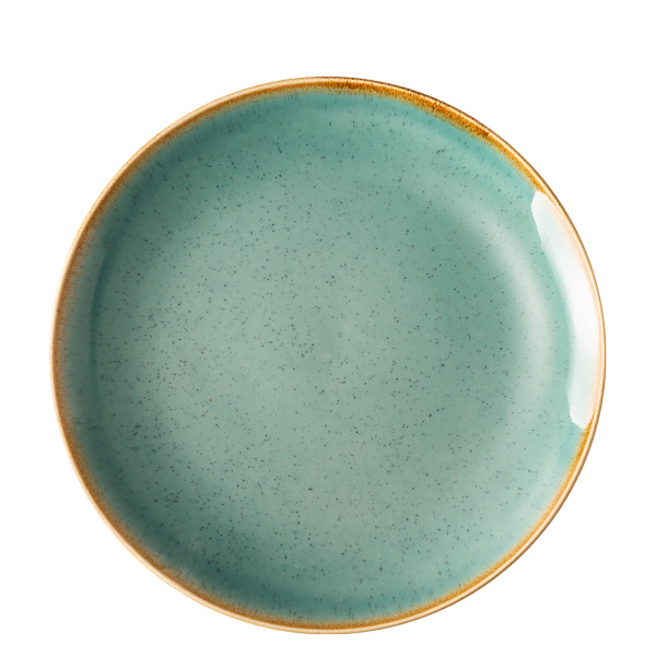 Talerz płytki Sand turkusowy 28 cm – Gaya