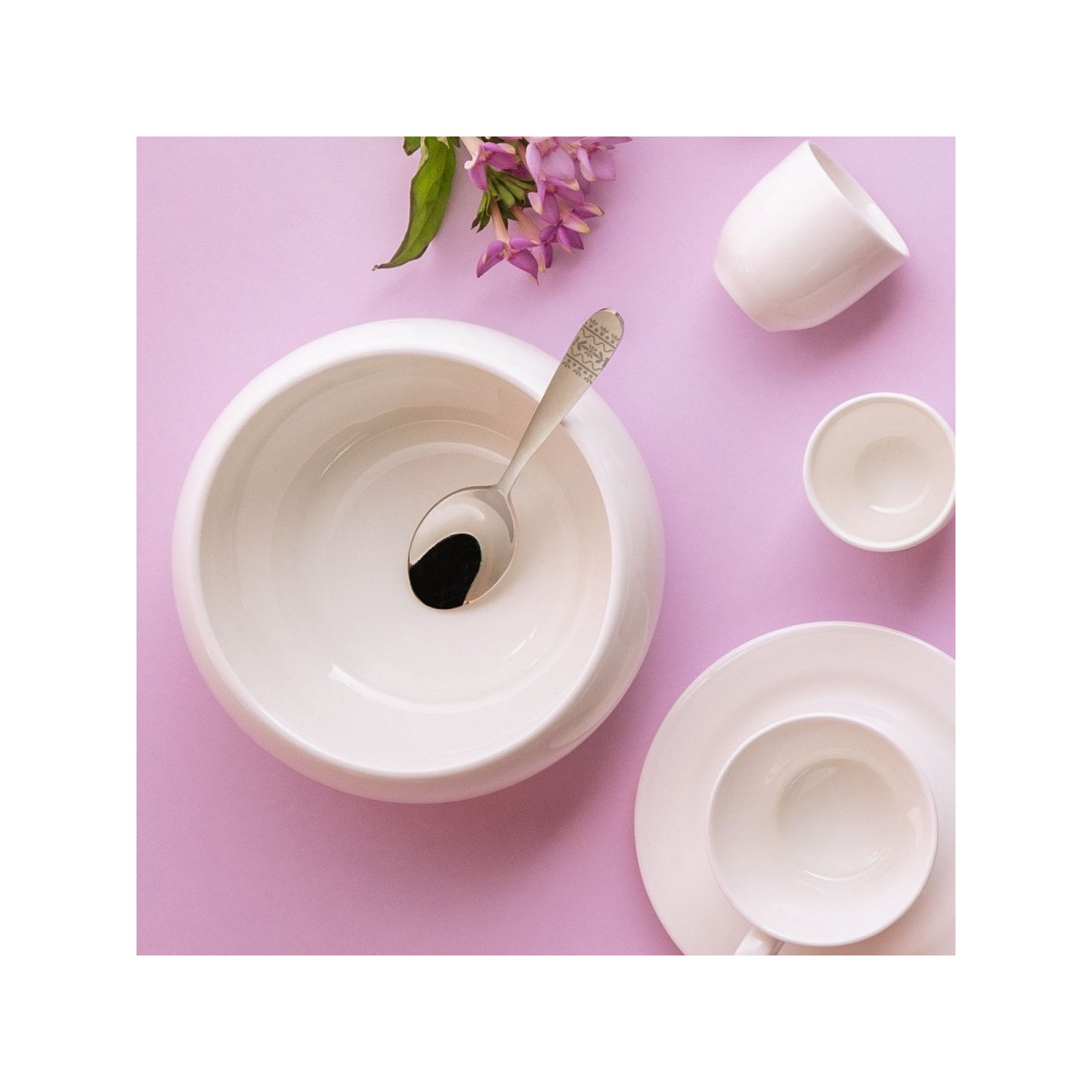 Miska na płatki 12 cm - Premium Platinum Line