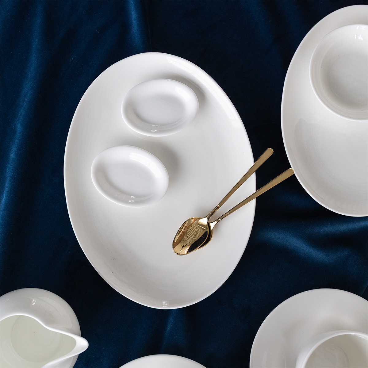 Zestaw talerzy serwisowych 26 el. – Premium Platinum Line