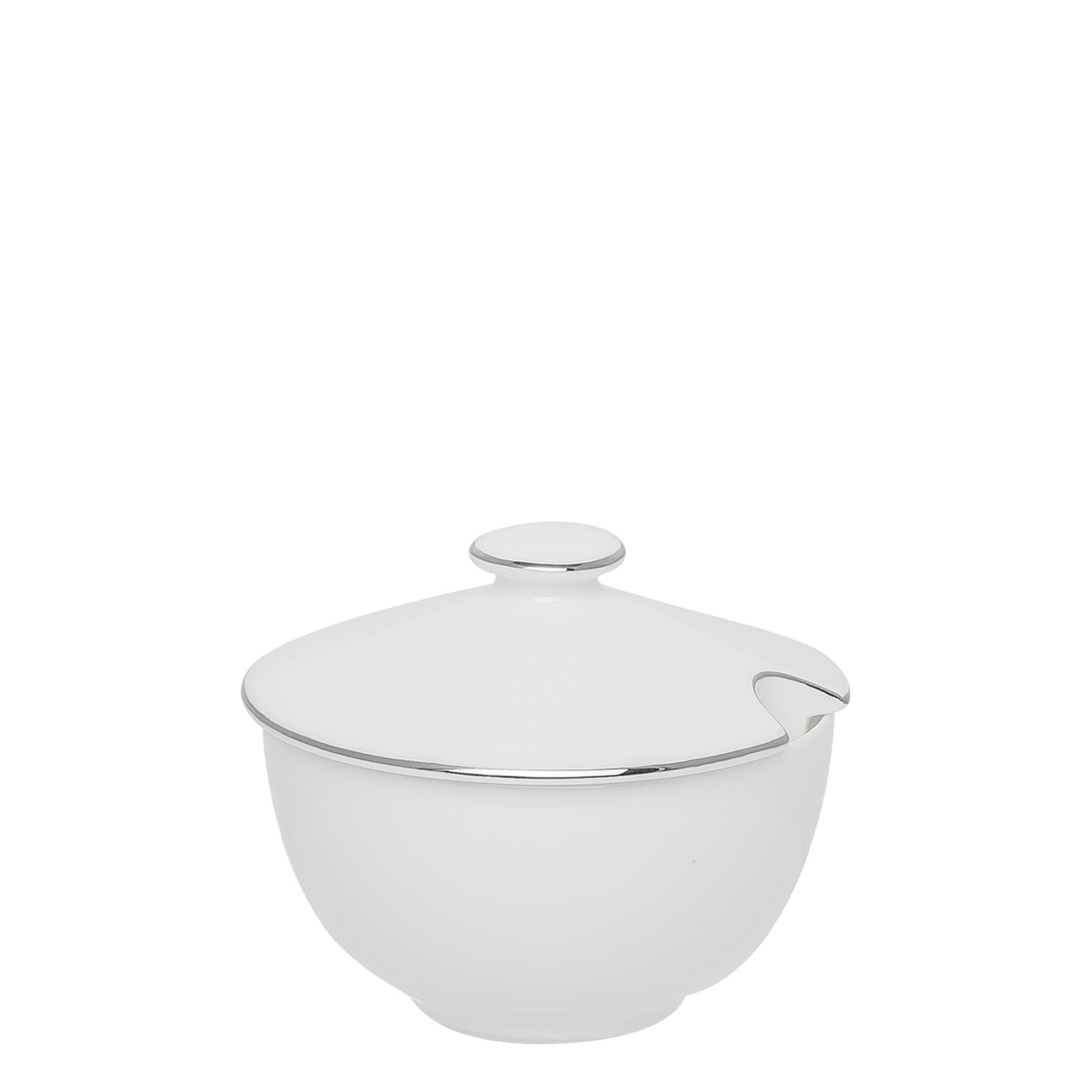 Cukiernica 9,5 cm z platynowym brzegiem - Premium Platinum Line