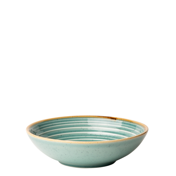 Talerz głęboki Spiral Sand turkusowy 19,5 cm – Gaya